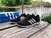 Чоловічі кросівки літні сітка Adidas Climacool дихаючі Black White чорні з білим, фото 11
