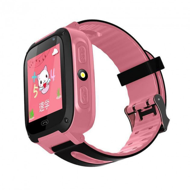 Смарт-часы Smart F2 детские (sw015-LVR) | Наручные часы с GPS трекером Pink - фото 3 - id-p1424335808