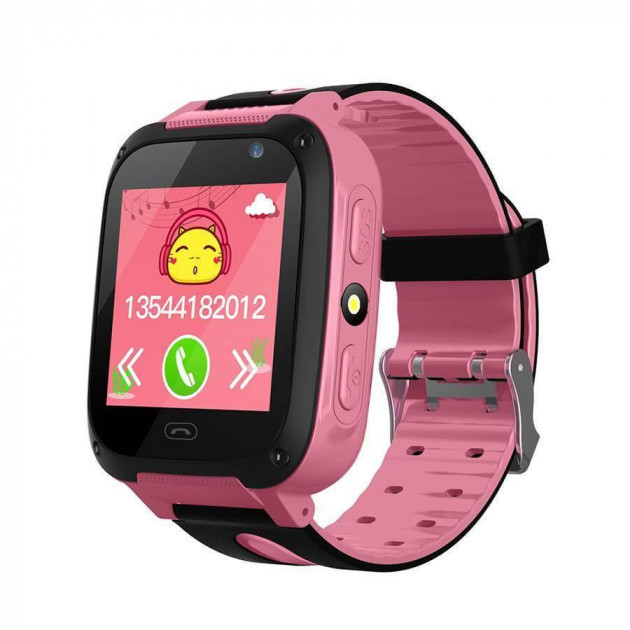 Смарт-часы Smart F2 детские (sw015-LVR) | Наручные часы с GPS трекером Pink - фото 4 - id-p1424335808