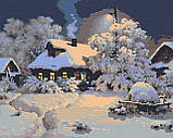 Картина за номерами Riviera Blanca Зимове село 40x50 см (RB-0036), фото 5