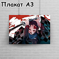 Плакат А3, Клинок Розсікає Демонів 7
