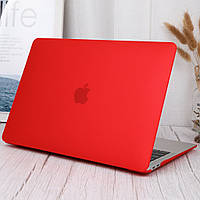 Чехол-накладка для MacBook Air 13" (2018-2020) Matte Red.Чехол на Макбук Эйр Аир 13.3" Матовый Красный