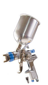 Краскопульт MasterTool 80-8905, HVLP СБ 600 мл, алюміній, 1,4 мм, 150-220 л/хв, 3-4 бар