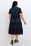 Сукня Віолетта синій(бірюзовий) 50 (100676), фото 3