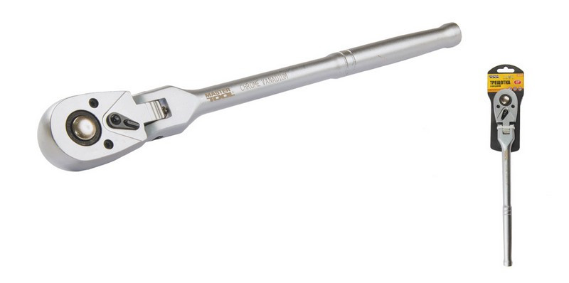 Тріскачка MasterTool 78-0144, 1/2" 72Т з карданом, фото 1