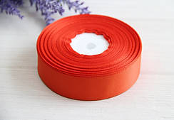 Репс 2,5 см, морквяний РУЛОН