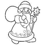 Набір для розпису по контурах для дітей Riviera Blanca Дід Мороз 25x25 см (КА-005), фото 3