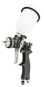 Краскопульт MasterTool 80-8980, HVLP HQ 100 мл, пластик, Ø 1,0 мм, 200 л/хв, 1,5-3 бар