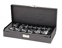 Набір насадок MasterTool 78-1414, CrV, E-TORX 14 шт (1/4 "-4/ 5/6/7/8/10 1/2 "- 10/11/12/14/16/18/20/22)