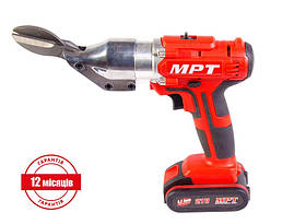 Ножиці по металу акумуляторні MPT MCS2150.A1, 21, Li-ion,1.5 Ач, 2 шв., сумка