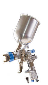 Краскопульт MasterTool 80-8905, HVLP СБ 600 мл, алюміній, 1,4 мм, 150-220 л/хв, 3-4 бар