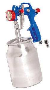 Краскопульт MasterTool HP НБ 1000 мл, алюміній Ø 1,5 мм, 160-220 л/хв, 3,5-5 бар, Арт.: 81-8717