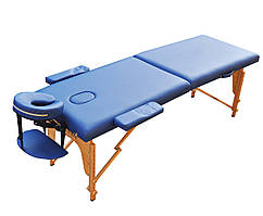 Масажний стіл із вирізом під обличчя ZENET ZET-1042 NAVY BLUE розмір S (180*60*61)