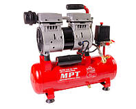 Компрессор MPT MAC60103S OIL FREE 10 л, 600 Вт, 1450 об/мин, 7 атм, медная обмотка, бесшумный