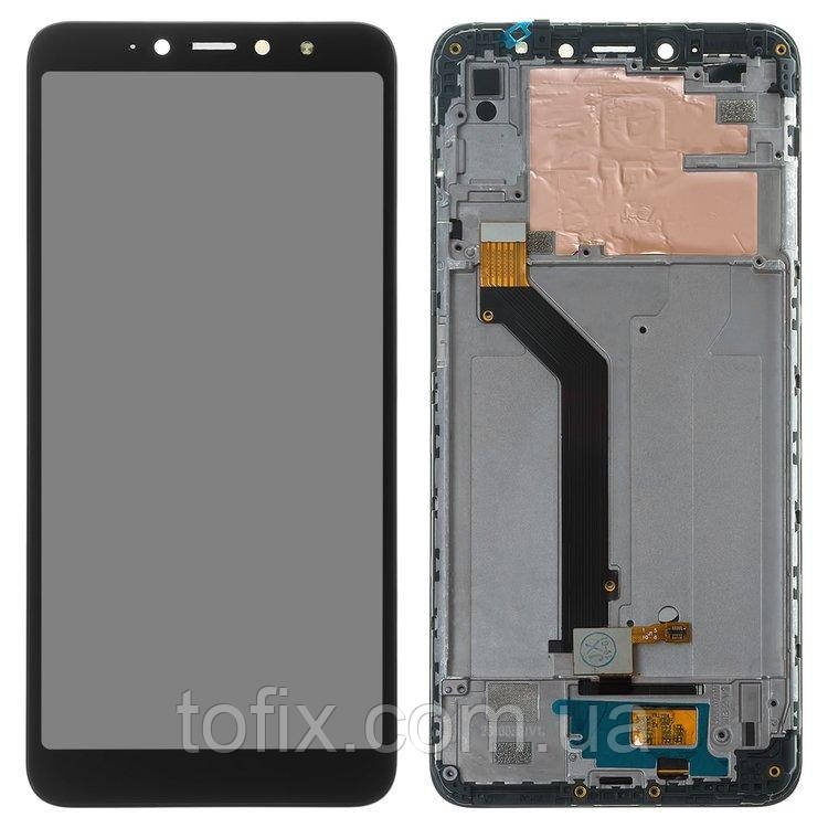 Дисплей для Xiaomi Redmi S2 (M1803E6G, M1803E6H, M1803E6I), екран - модуль з рамкою, чорний, оригінал