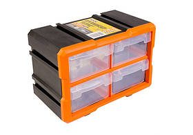 Органайзер набірної MasterTool 79-3104 "ТЕТРІС", 4 висувні секції, 12" (295*195*160 мм)