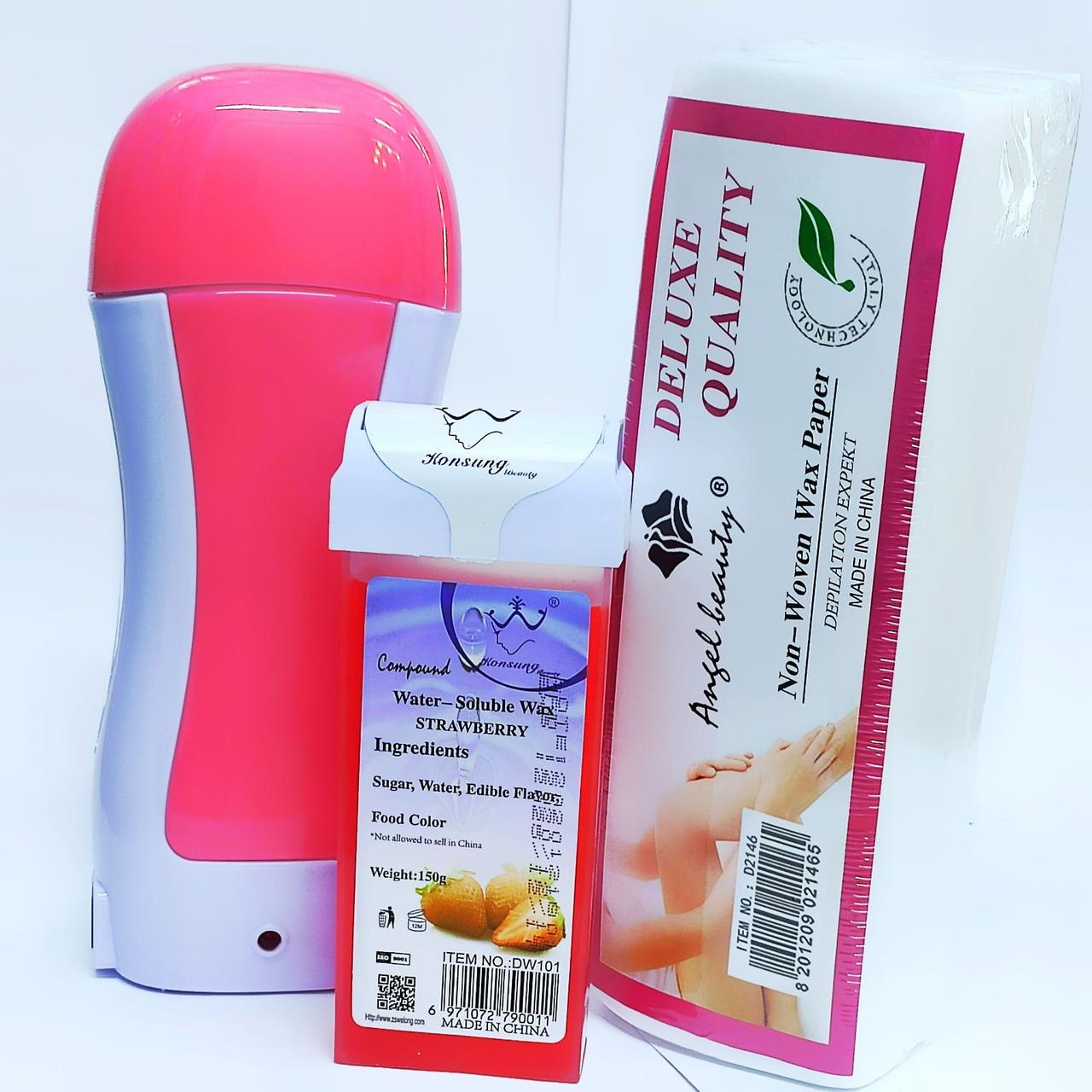 Купить Набор для депиляции удаления волос воском - воск в кассете ...