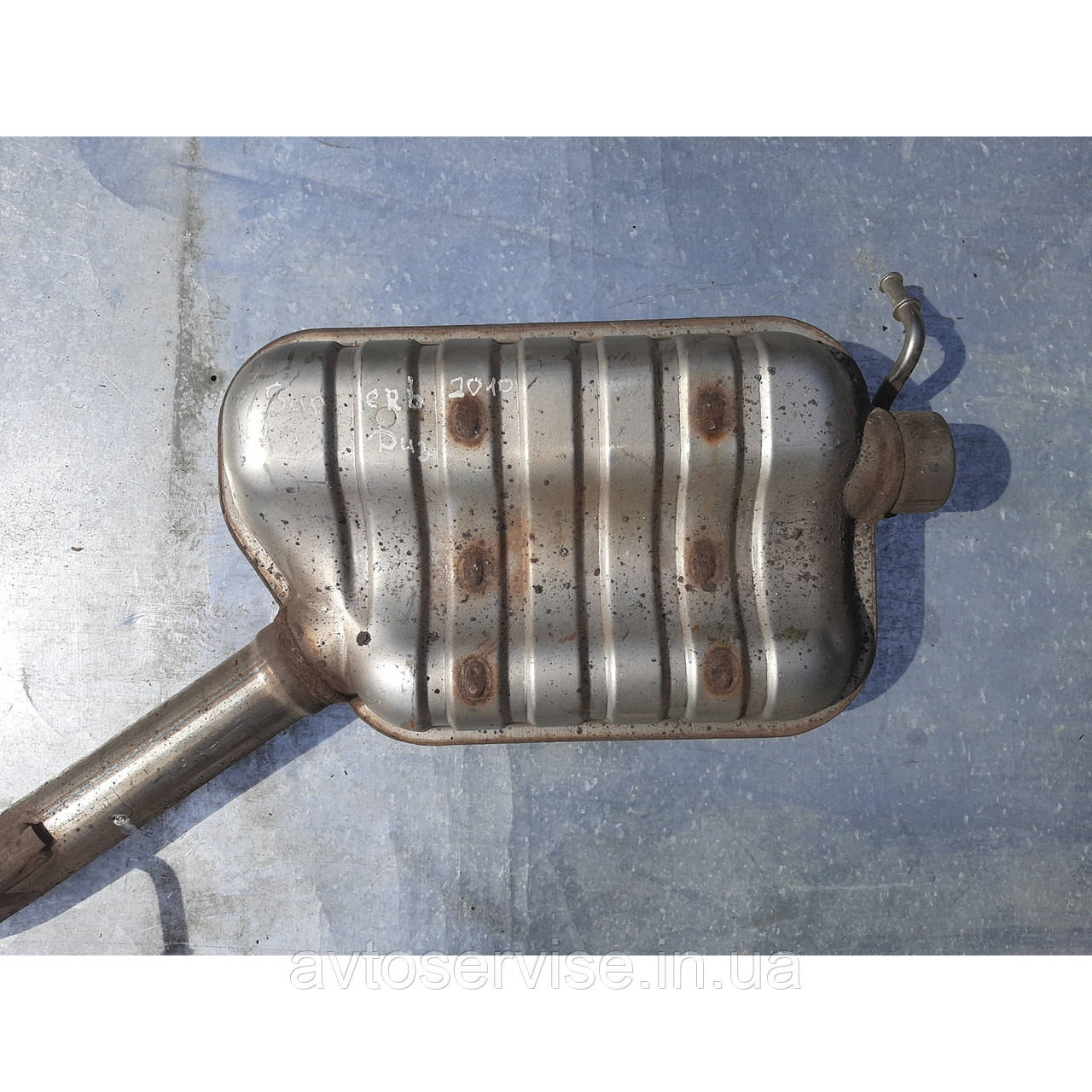 Глушник Skoda Superb 2010г., фото 1