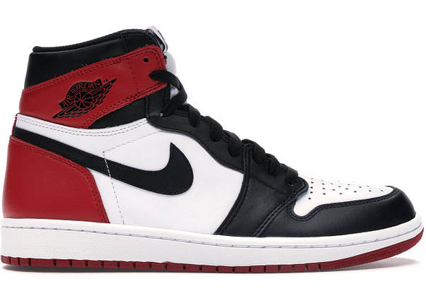 Кросівки Nike Air Jordan 1 Retro High OG Black Toe, фото 1