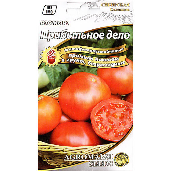 

Семена томатов безрассадных "Прибыльное дело" 0,4 г