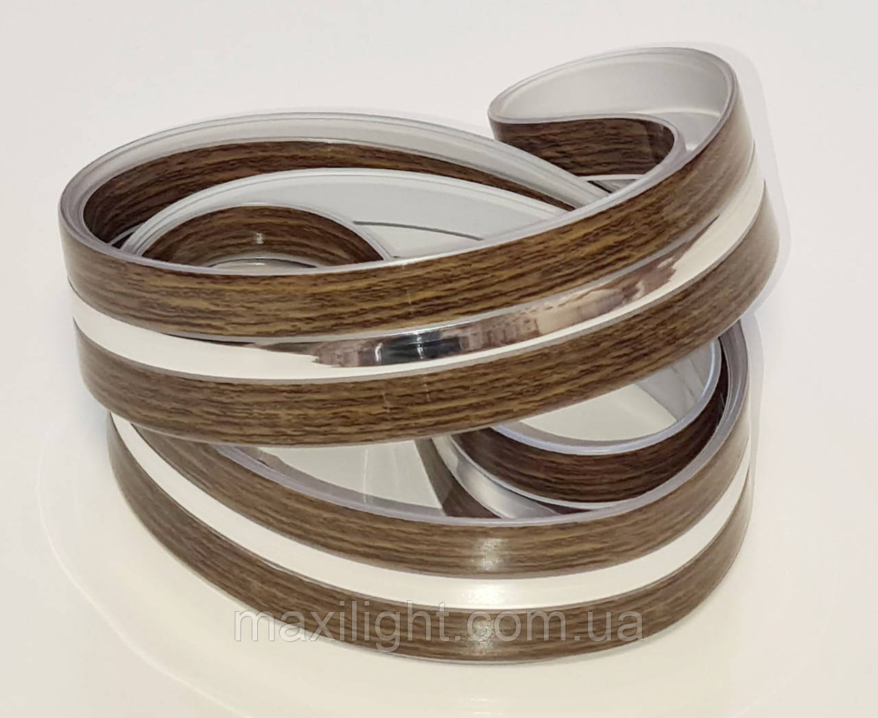 Декоративна накладка DS-R380-07-BWS для світильників BIOM DEL-R20-30-4 DIY і SML-R20-50-DIY (ГОРІХ/СРІБЛО)