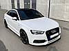 Спліттер Audi A3 8V S-line / S3 8V (12-16) седан елерон тюнінг обвіс (V1), фото 3