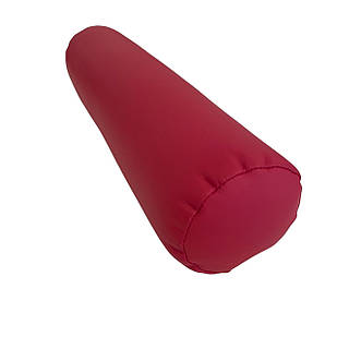 Валик для масажного столу з еко-шкіри 45х10см. червоний