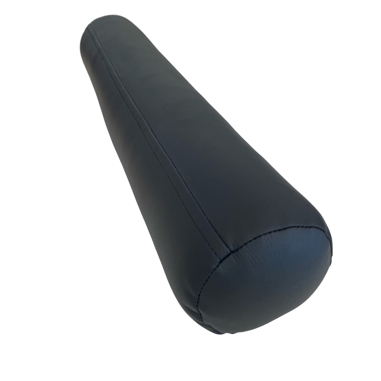 Валик для масажного столу з еко-шкіри 45х10см. чорний, фото 1
