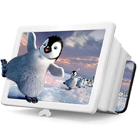 3D збільшувач екрана для телефону, Enlarged Screen F2 Білий (KG-2588)