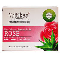 Мыло натуральное Роза (Rose Soap Vritikas) 75 грамм