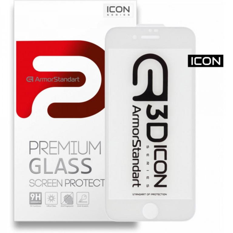Захисне скло Armorstandart для Apple iPhone 8 Plus/7 Plus Icon 3D White