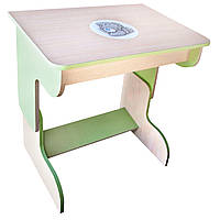 Парта регульована Мішутка 2 (Тедді) МАКСІ-Меблі Дуб молочний/Зелена вода (10458)