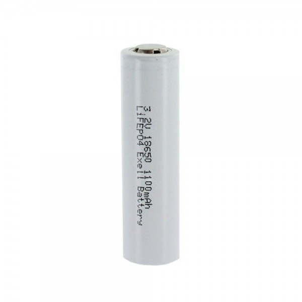 Літій-залізо-фосфатний акумулятор LiFePO4 IFR18650 1100mah, 3.2v, WHITE