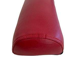 Напіввалик для масажного столу з еко-шкіри 60см висота 12см червоний