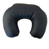 Подушка для массажного стола из эко-кожи "ПОДКОВА" черная
