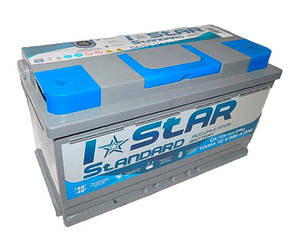 Акумулятор стартерний (I STAR Standard KAINAR) 6СТ-100 А3 100Ah EN900 (353x175x190) Євро (-/+) 600 72 04