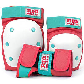 Комплект захисту Rio Roller Triple Pad Set S red-mint