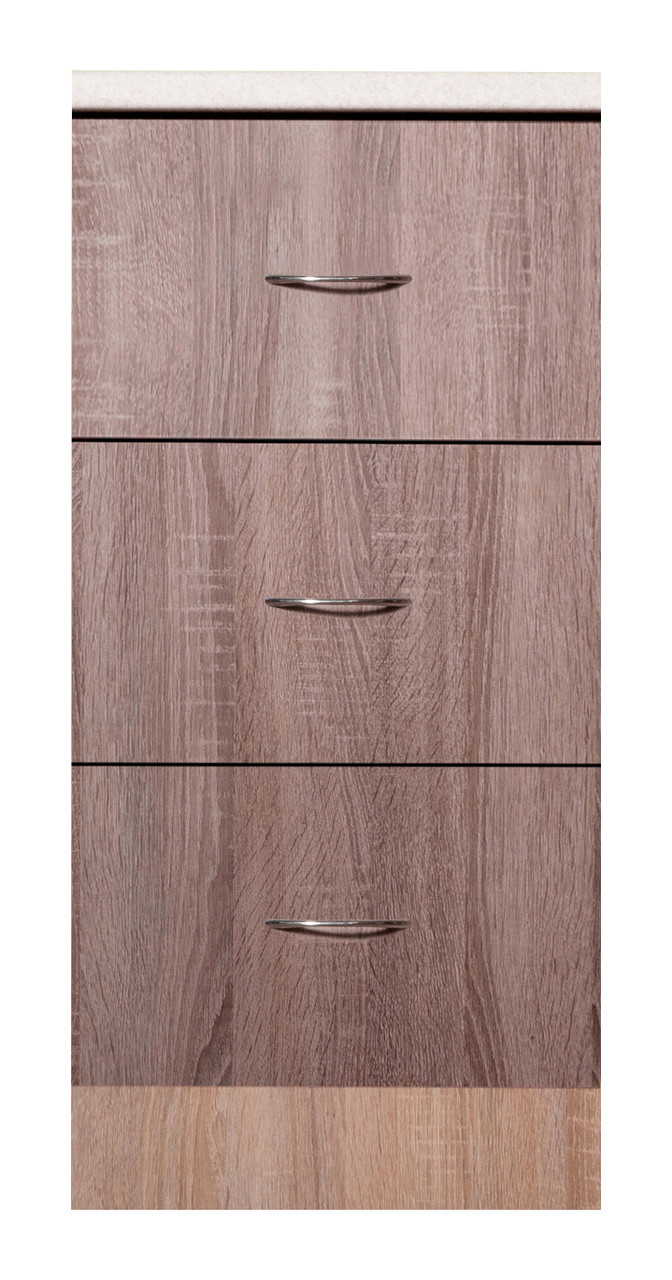 Тумба з трьома ящиками зі стільницею 1-ї кат.(складська програма) 0,4 МАКСІ-Меблі (10700), фото 1