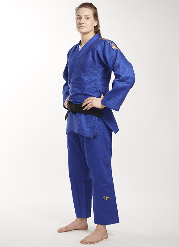 Кімоно для дзюдо Ippon Gear Legend IJF Slim Fit Blue 155, фото 1