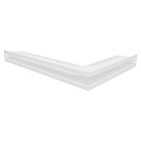 Вентиляционная решетка для камина угловая левая SAVEN Loft Angle 60х400х600 белая Loft/NL/6/40/60/W