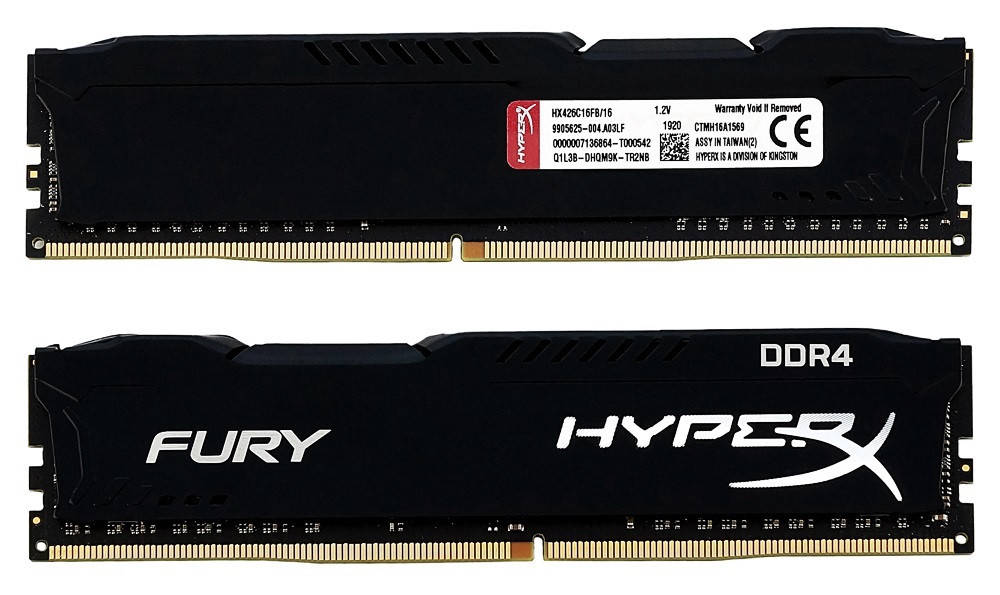 DDR4 16Gb HyperX Fury PC4-21300 оперативная память HX426C16FB/16