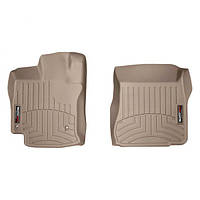 Передние коврики Toyota Venza 2012- с бортиком, бежевые WeatherTech 454871