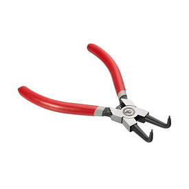 Щипці для стопорных кілець, вигнуті на стискання INTERTOOL HT-7006