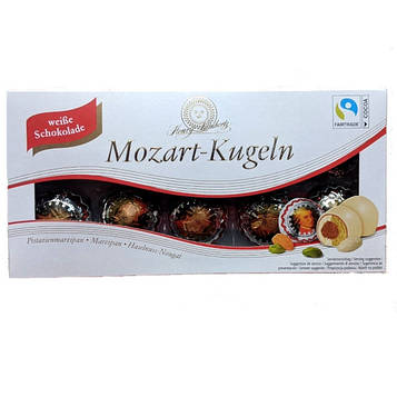 Цукерки в білому шоколаді Моцарт Henry Lambertz Mozart Kugeln, 200 г