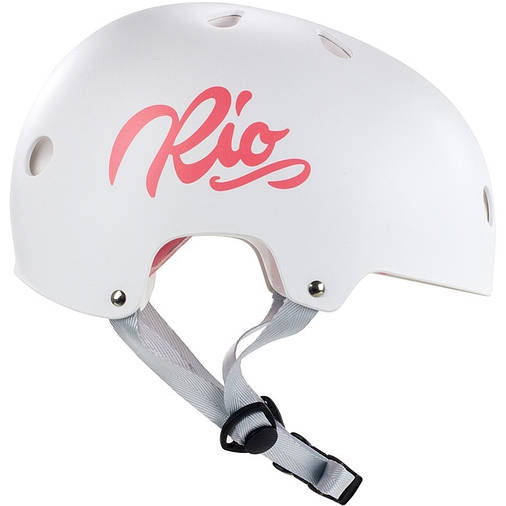 Шолом Rio Roller Script L/XL 57-59 matt white, фото 2