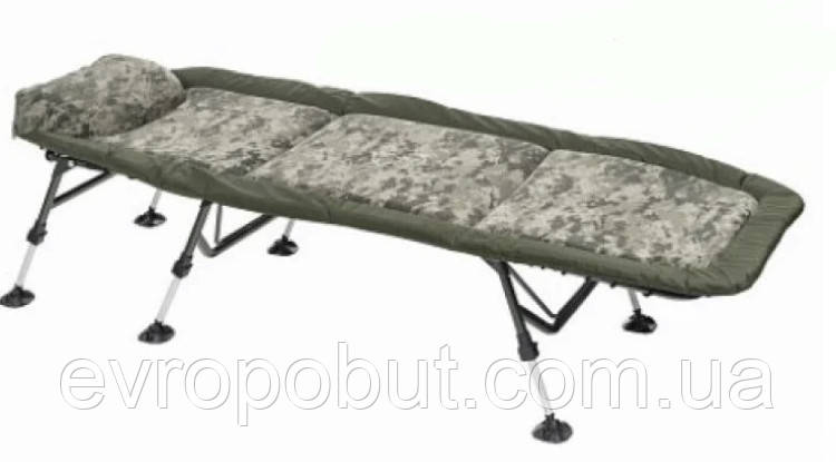 Розкладушка-ліжко Mivardi посилене до 140 кг. CamoCODE Flat 6 ніжок. Чехія (M-BCHCC6)