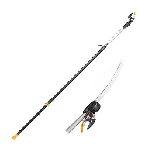 Гілкоріз-висоторіз телескопічний + пила-насадка Fiskars PowerGearX UPX86 (1023634)