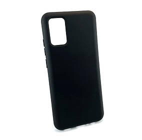 Samsung Galaxy A02s, A025 чохол накладка Avantis Case Full силіконовий чорний