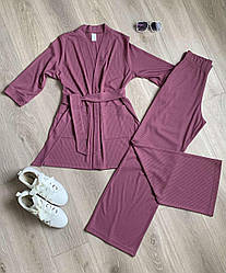 Кардиган трикотажний молодіжний "Ронда" в фіолетовому кольорі