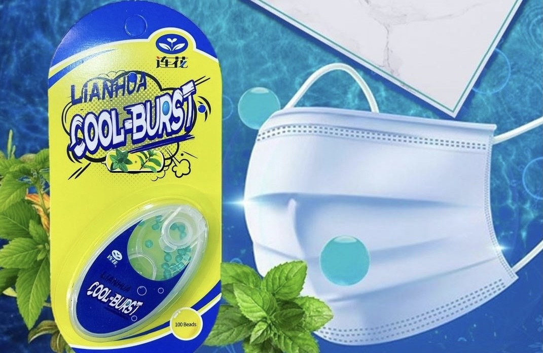 Освіжувач захист для маски з ефірними оліями Ляньхуа Cool-Burst